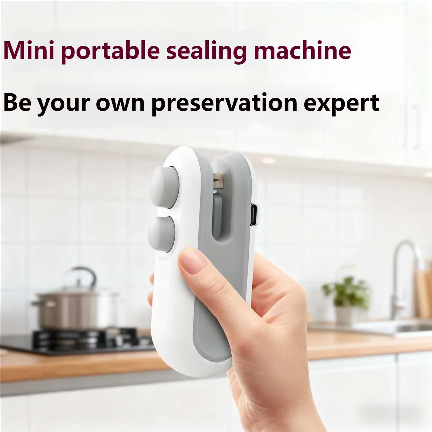 Mini USB Rechargeable Handheld Bag Heat Sealer