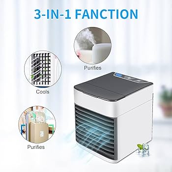 Mini Portable Silent USB Air Conditioner 3-in-1 Fan