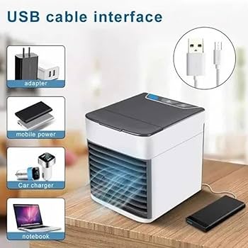 Mini Portable Silent USB Air Conditioner 3-in-1 Fan