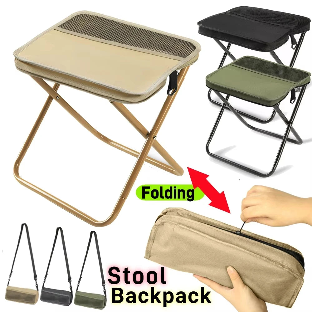 Foldable Backpack Stool