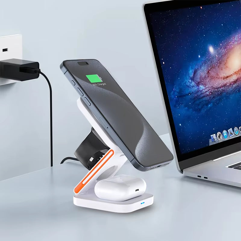 Magnetic 3-in-1 Wireless Charger